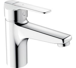 Monomando de lavabo medio alto apertura en frío Cromado K8